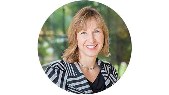 Portrait of Dr. Este Geraghty, Esri’s chief medical officer and health solutions director