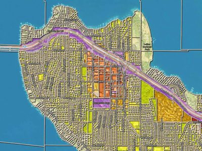Mitarbeitende und Klient*innen bei JLL gewinnen Marktinformationen aus geographischen Daten wie dieser Landnutzungskarte, um strategische Entscheidungen zu unterstützen