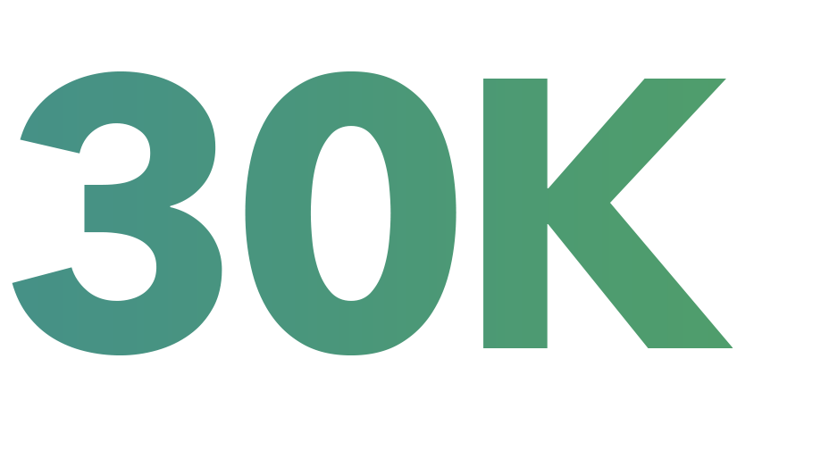 30K representing 30,000 cities and local governments